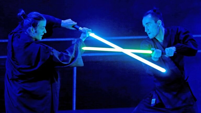 Dueling Lightsabers